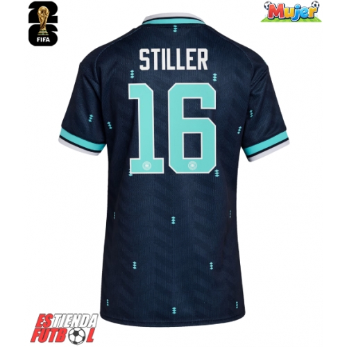 Alemania Angelo Stiller #16 Segunda Equipación Mujer Mundial 2026 Manga Corta